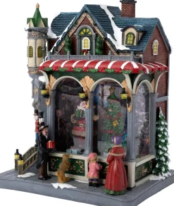 Intratuin kersthuisje winkel van kerstman 28,5 x 21 x 34,9 cm