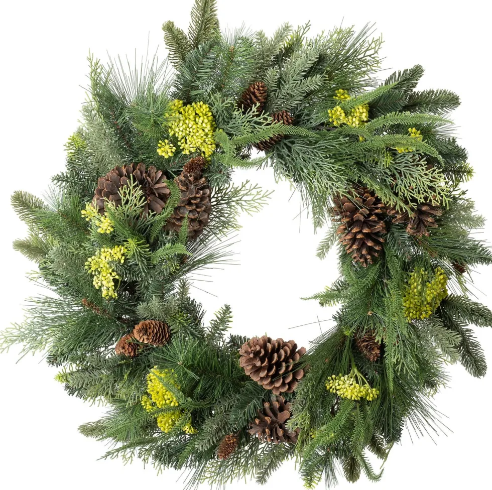 Intratuin kerstkrans dennenappel D 90 H 15 cm
