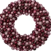 Intratuin kerstkrans Trevi kerstbal roze / rood D 33 H 6 cm