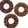 Intratuin kerstkrans Trevi kerstbal bruin / goud D 33 H 6 cm