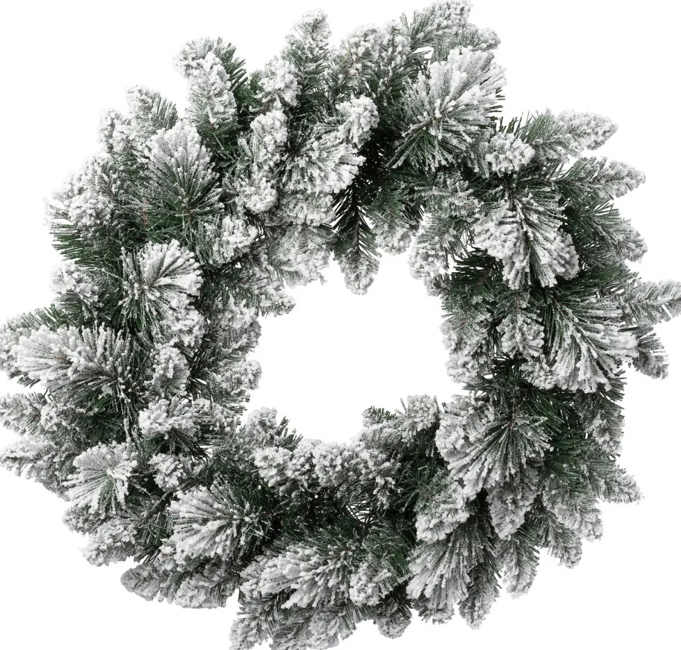 Intratuin kerstkrans Wanda besneeuwd D 60 H 5 cm
