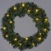 Intratuin kerstkrans Winterberg met 100 lampjes warm wit D 60 cm