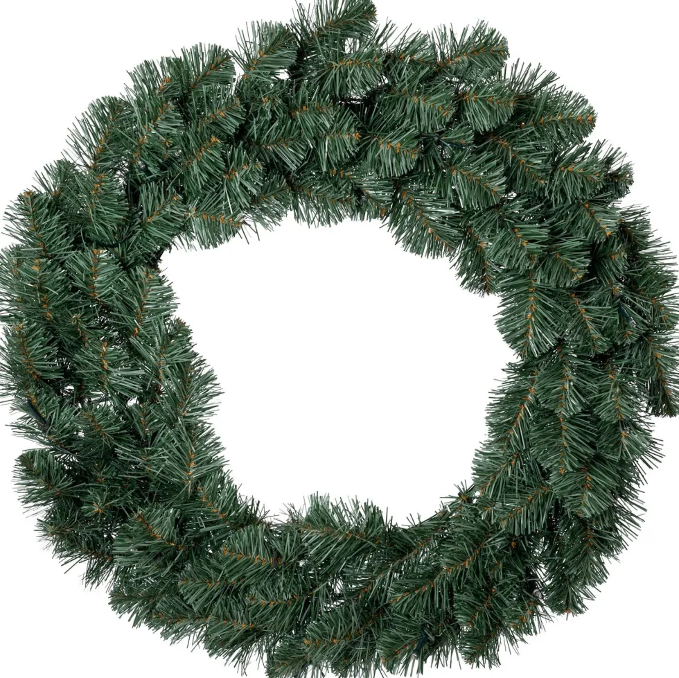 Intratuin kerstkrans Winterberg met 100 lampjes warm wit D 60 cm