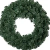 Intratuin kerstkrans Winterberg blauw met 50 lampjes warm wit D 90 cm
