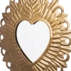 Intratuin kerst ornament Ascona hart goud 24,5 x 29,5 cm