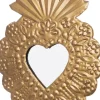Intratuin kerst ornament Ascona hart goud 15,5 x 19,5 cm