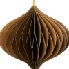 Intratuin kerst ornament Astrid ui goud D 9 H 10 cm