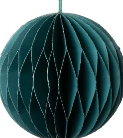 Intratuin kerst ornament Astrid bal groen D 9 cm