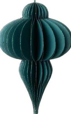 Intratuin kerst ornament Astrid pegel groen D 9,5 H 12,5