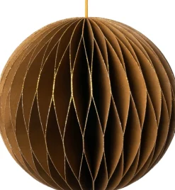 Intratuin kerst ornament Astrid bal goud D 7,5 cm
