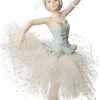 Intratuin kerst ornament ballerina blauw 6,1 x 6,1 x 17,4 cm