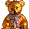 Intratuin kerst ornament beertje goud 7 x 6 x 8 cm