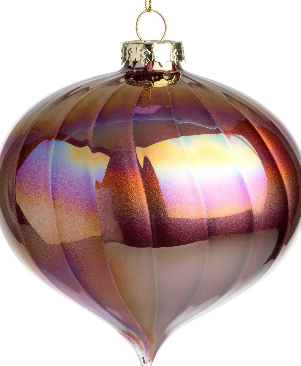 Intratuin kerst ornament Bellavary ui rood 8,2 x 8,2 x 9 cm