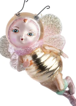 Intratuin kerst ornament bij beige 6,7 x 4 x 11,2 cm