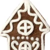Intratuin kerst ornament Bolo gemberkoek huis donkerbruin 9 x 11 x 1,5 cm