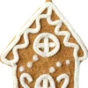 Intratuin kerst ornament Bolo gemberkoek huis bruin 9 x 11 x 1,5 cm