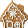 Intratuin kerst ornament Bolo gemberkoek huis bruin 10 x 11 x 1,5 cm