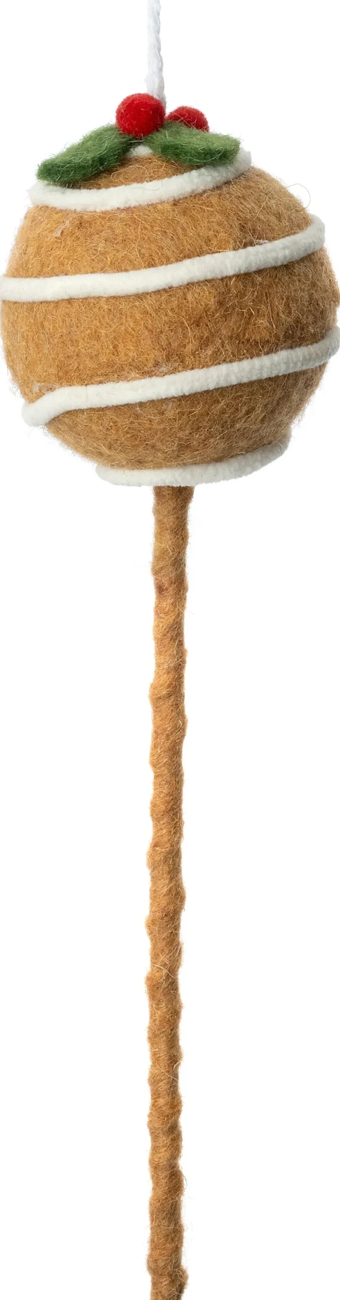 Intratuin kerst ornament Bolo cakepop bruin 6 x 6,5 x 24 cm