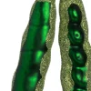 Intratuin kerst ornament boon groen 1,8 x 1,8 x 9,2 cm