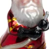 Intratuin kerst ornament brandweerman rood 5,7 x 6,5 x 14 cm