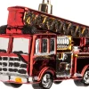 Intratuin kerst ornament brandweerwagen rood 10 x 4,5 x 8 cm