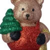 Intratuin kerst ornament Brann teddybeer kerstboom bruin 10,5 x 7 x 4,5 cm