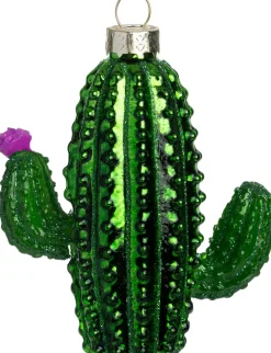 Intratuin kerst ornament cactus groen 8 x 3,5 x 9 cm