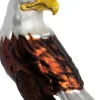 Intratuin kerst ornament Cobie arend bruin / wit 7,2 x 5,4 x 12 cm