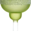 Intratuin kerst ornament cocktail groen / transparant 10 x 10 x 11 cm