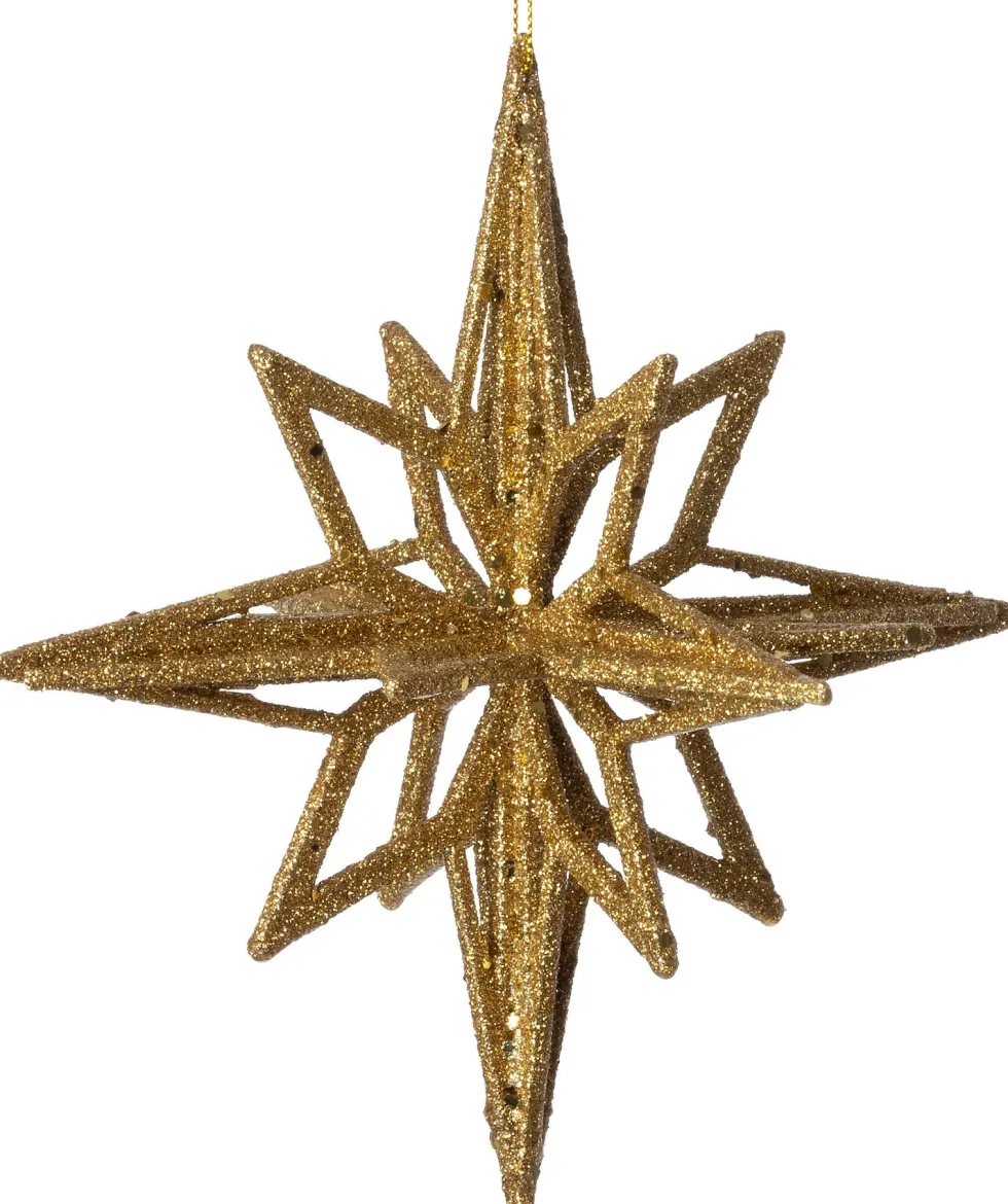 Intratuin kerst ornament Comet ster goud D 20 H 20 cm