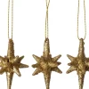 Intratuin kerst ornament Comet ster beige D 4 H 6 cm 3 stuks