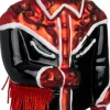 Intratuin kerst ornament cowboy blouse rood / zwart 7,7 x 3,8 x 10,2 cm