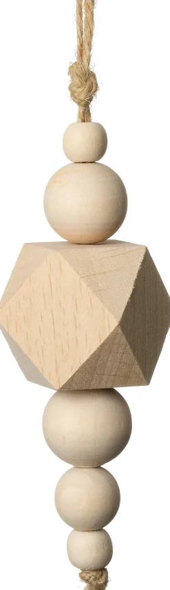 Intratuin kerst ornament Crayo hout 3 x 3 x 10 cm