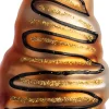 Intratuin kerst ornament croissant bruin 5 x 3,9 x 11,5 cm