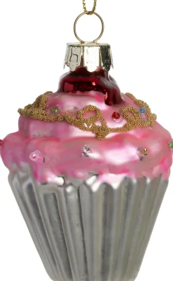 Intratuin kerst ornament cupcake 6 x 6 x 7 cm