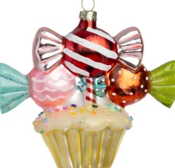 Intratuin kerst ornament cupcake 12,8 x 4 x 10,5 cm