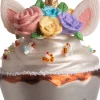 Intratuin kerst ornament cupcake unicorn wit D 7 H 12 cm