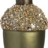 Intratuin kerst ornament dennenappel groen 5 x 5 x 7,5 cm