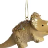 Intratuin kerst ornament Dino goud 11 x 5 x 3,5 cm
