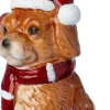 Intratuin kerst ornament Dorna golden retriever bruin 5,2 x 7,1 x 10 cm