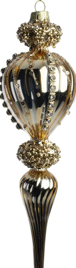 Intratuin kerst ornament Douglas goud D 6 H 21 cm
