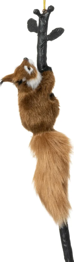 Intratuin kerst ornament eekhoorn bruin 22 x 6,5 x 4 cm