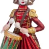Intratuin kerst ornament fanfaremuzikant trom 6,7 x 7,5 x 16,4 cm
