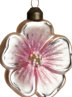 Intratuin kerst ornament Floa crème 8 x 2,6 x 9 cm