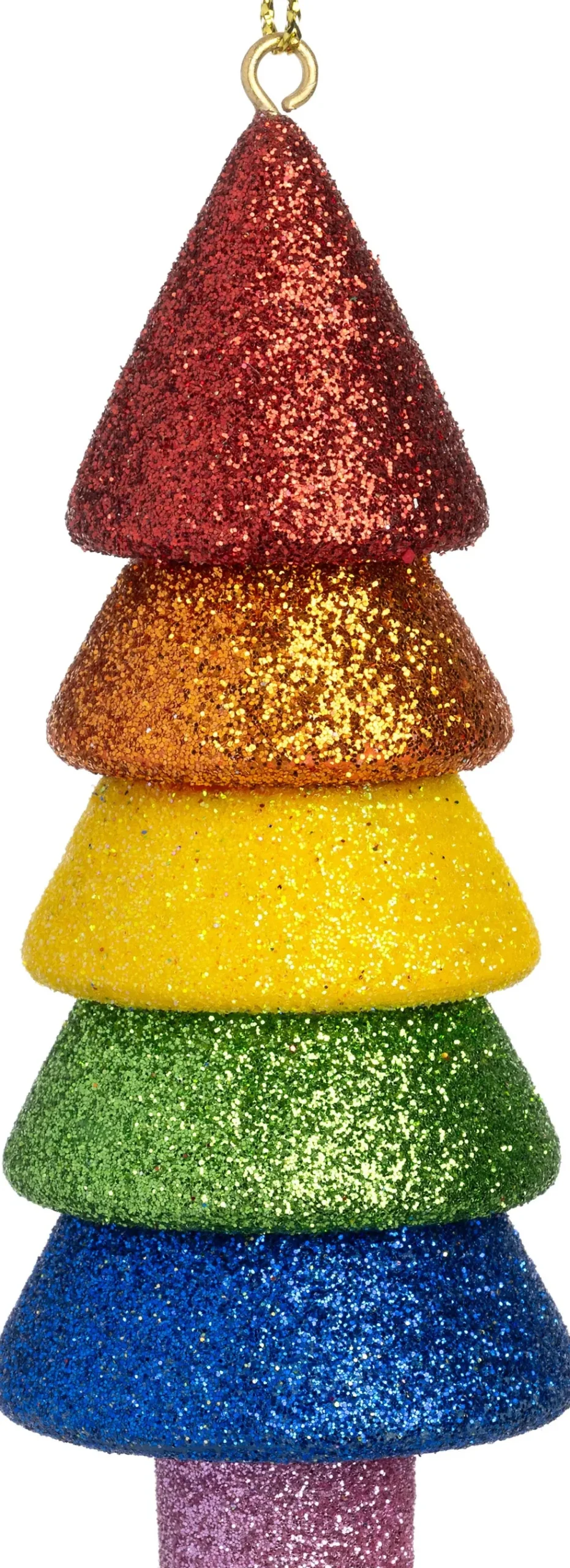 Intratuin kerst ornament Frenchpark boom 4 x 4 x 10,2 cm