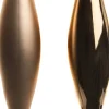 Intratuin kerst ornament glaspegel mix taupe D 3,5 H 15 cm 6 stuks