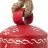 Intratuin kerst ornament Glock rood 9 x 8 x 14 cm