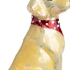 Intratuin kerst ornament golden retriever goud 6 x 4,8 x 8,4 cm