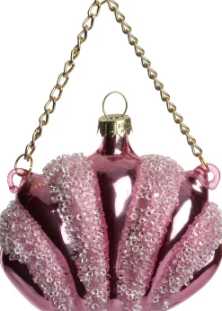 Intratuin kerst ornament handtas roze 8 x 3,5 x 7 cm
