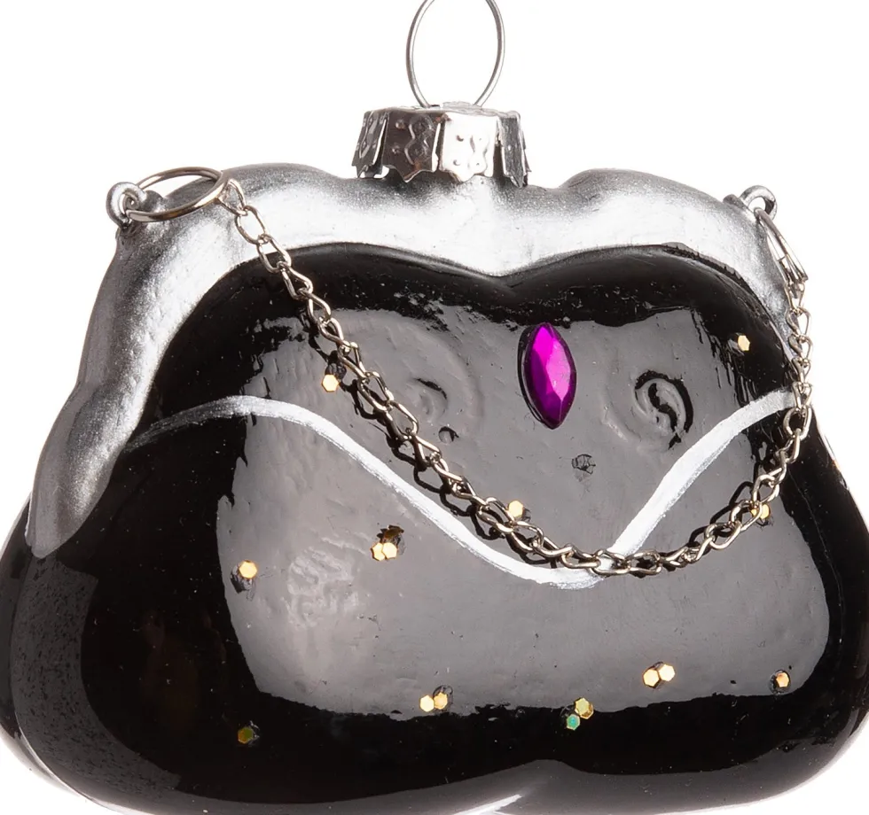 Intratuin kerst ornament handtas H 6,2 cm